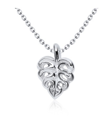 Leaf Silver Necklace SPE-3207